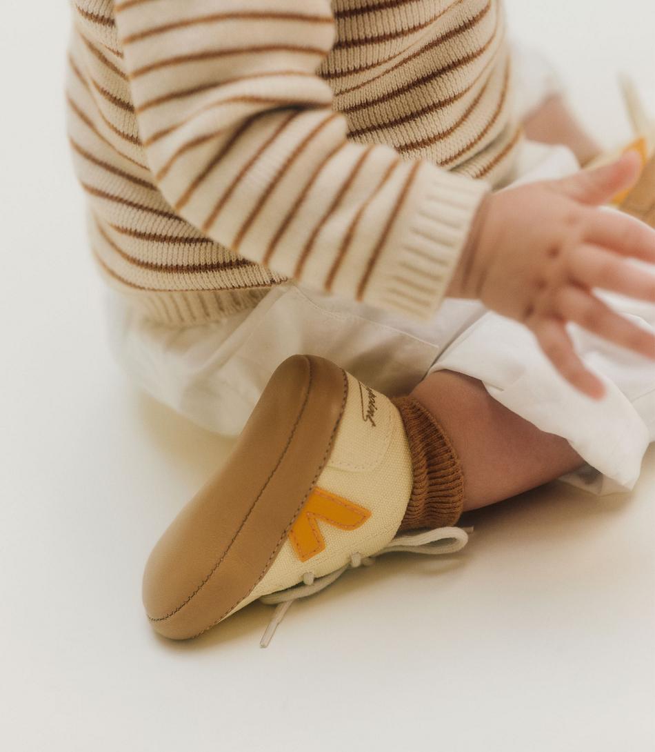 Veja Canvas Bonpoint Butter Baby Kinder Weiß | ZAQCS11715