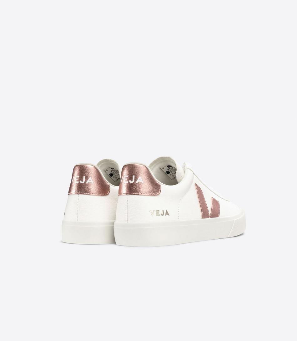 Veja Chromefree Leder Nacre Campo Damen Weiß | DZAVO52485