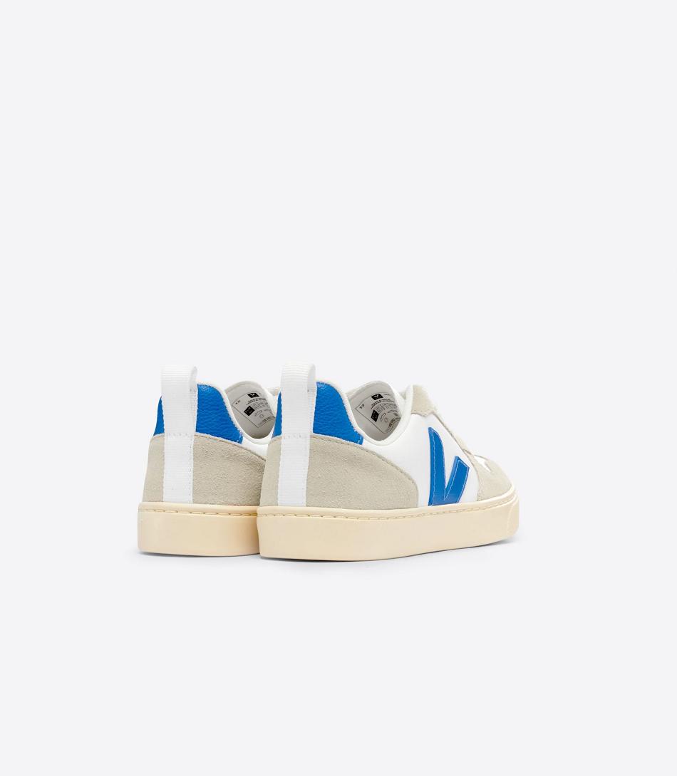 Veja Chromefree Leder Paros Almond V-10 Kinder Weiß | ZAJVR33653