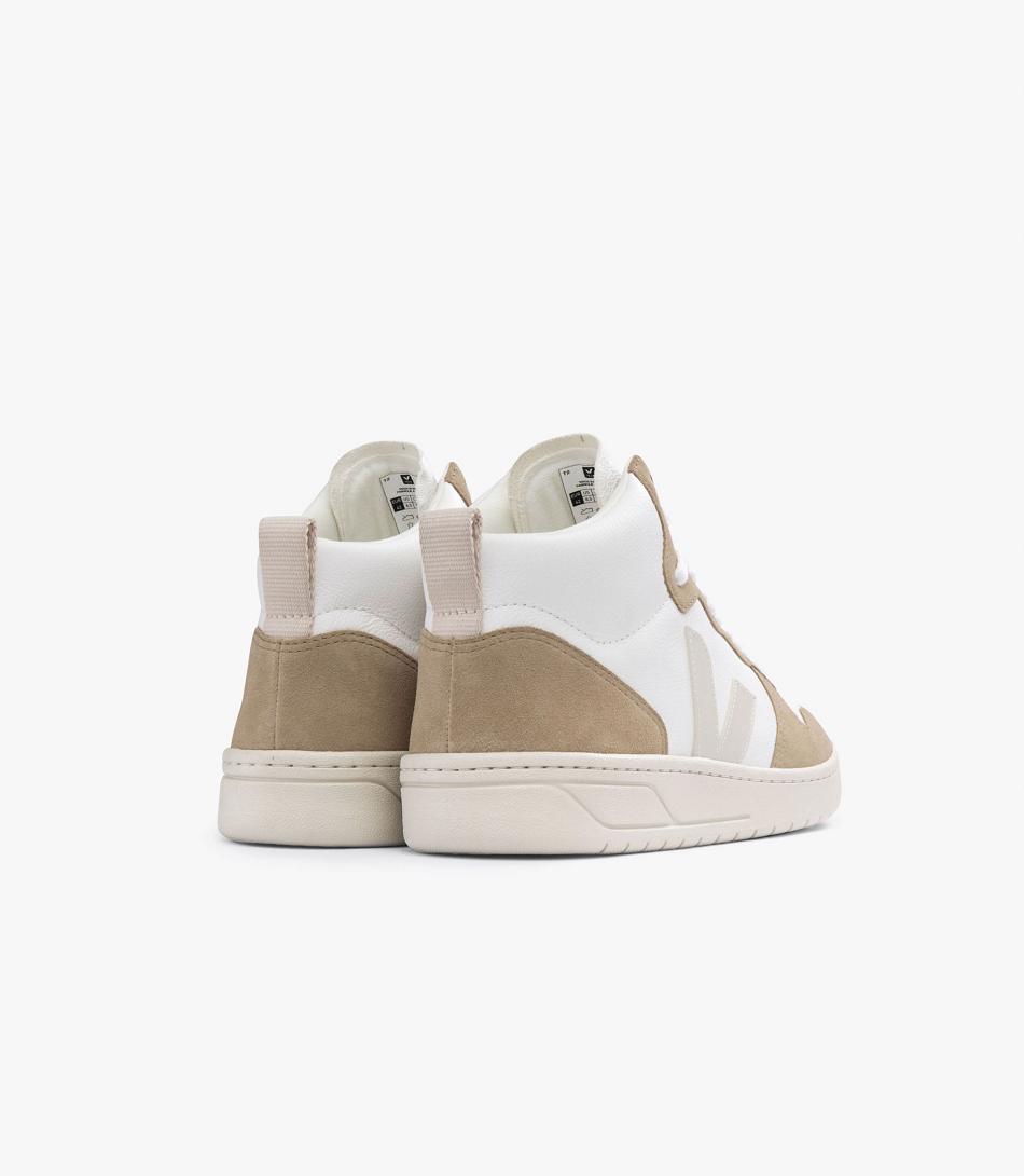 Veja Chromefree Leder Pierre Sahara V-15 Damen Weiß | ZAIIZ49524