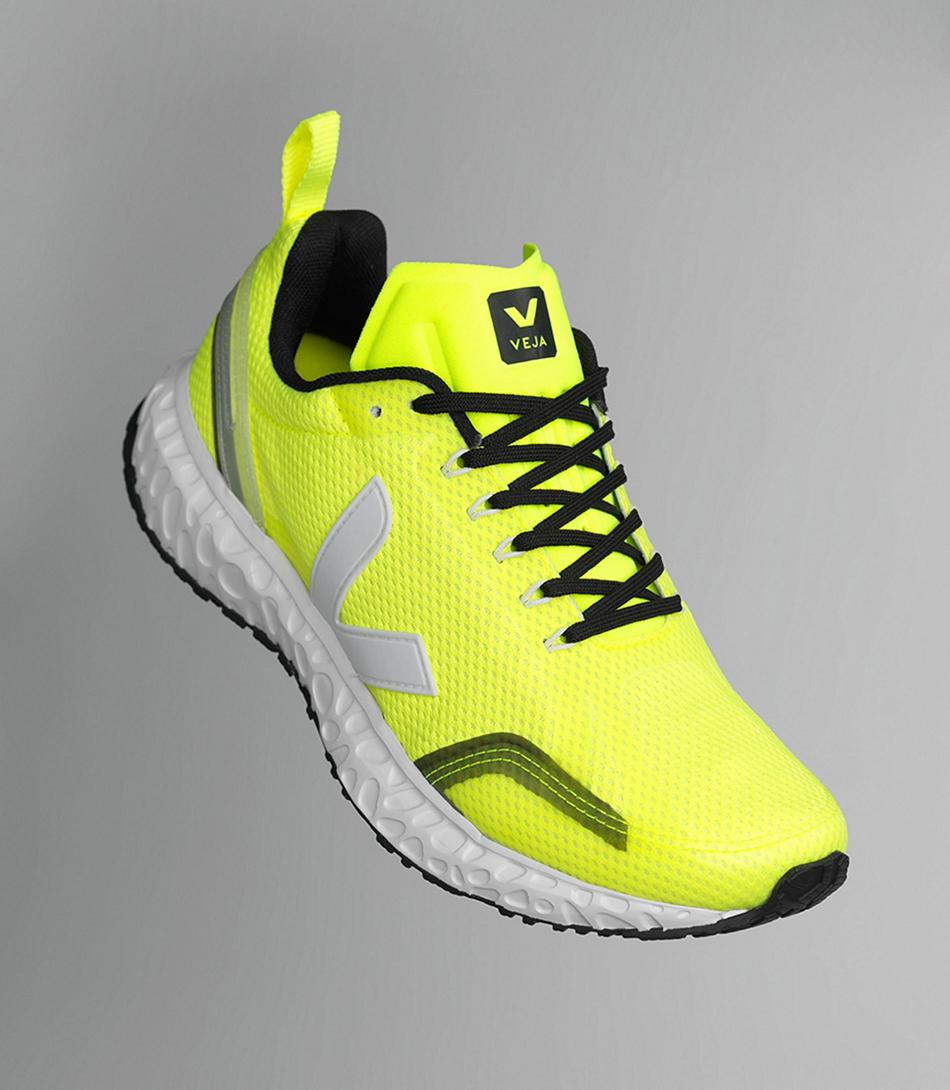 Veja Condor Mesh Jaune Fluo Adults Outlet Weiß | SZANY20340