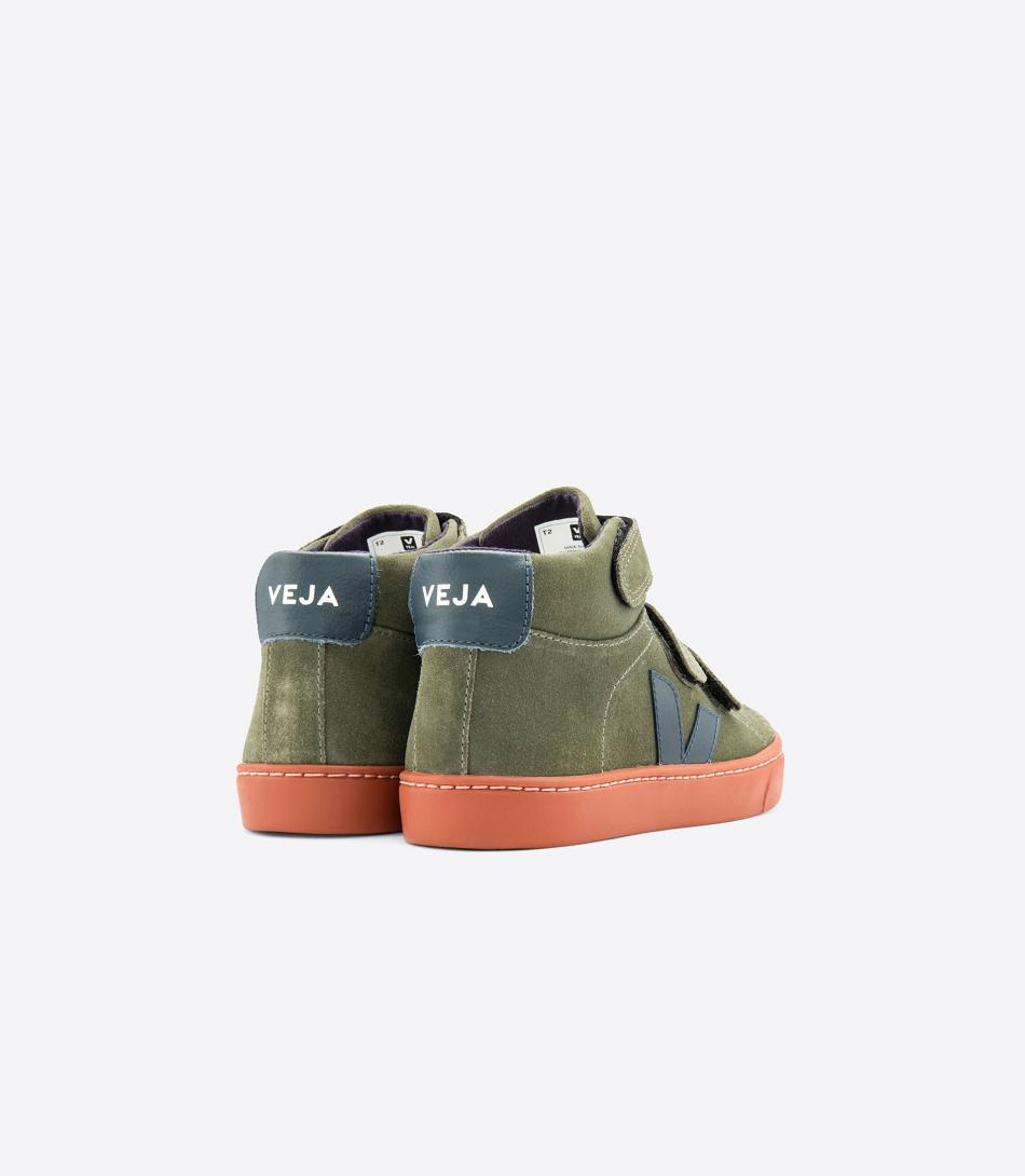 Veja Mid Wildleder Mud Nautico Rust Sole Esplar Kinder Rot | ZAIIZ68095