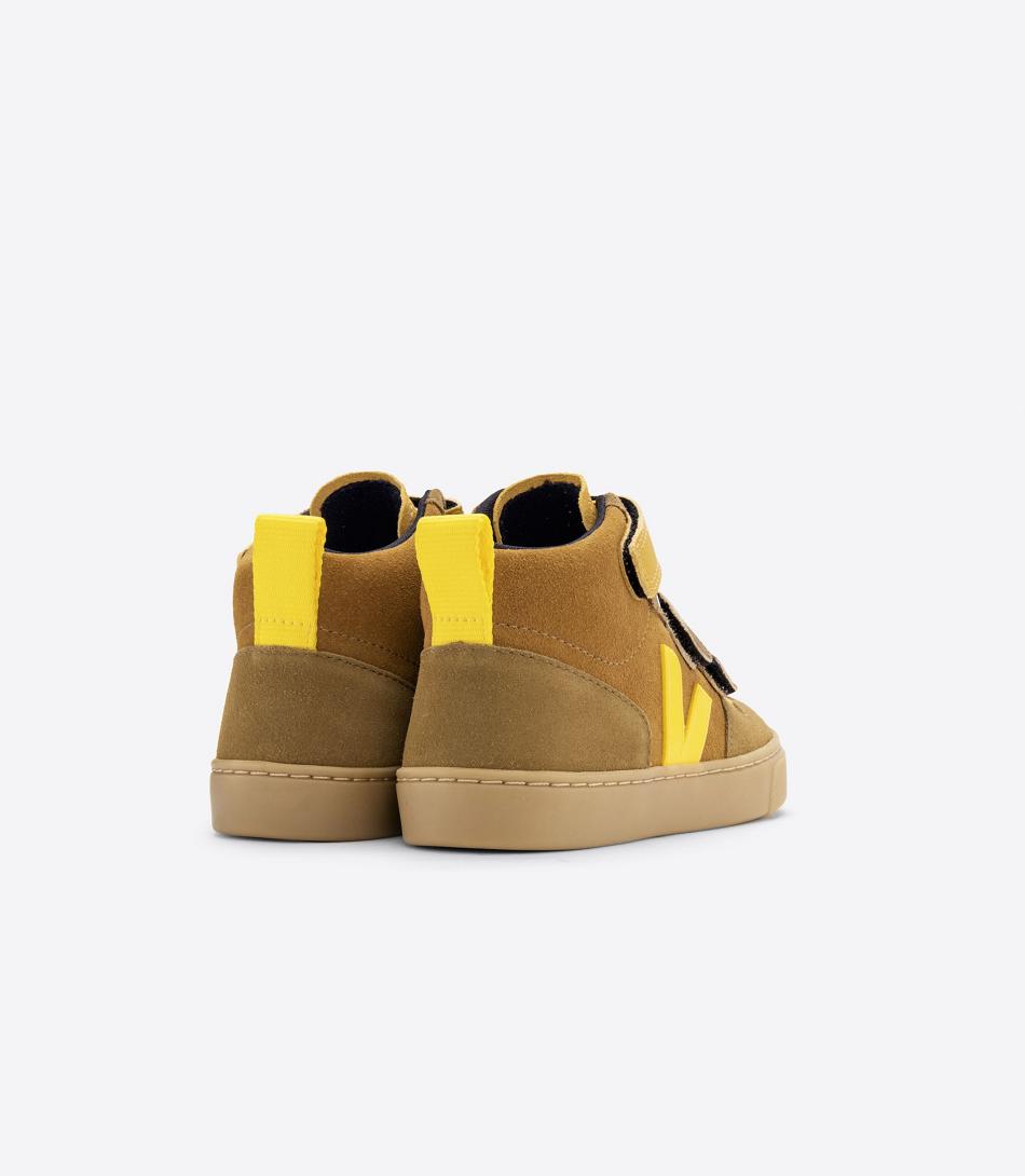 Veja Mid Wildleder Multico Camel Tonic V-10 Kinder Braun | ZAQCS95088