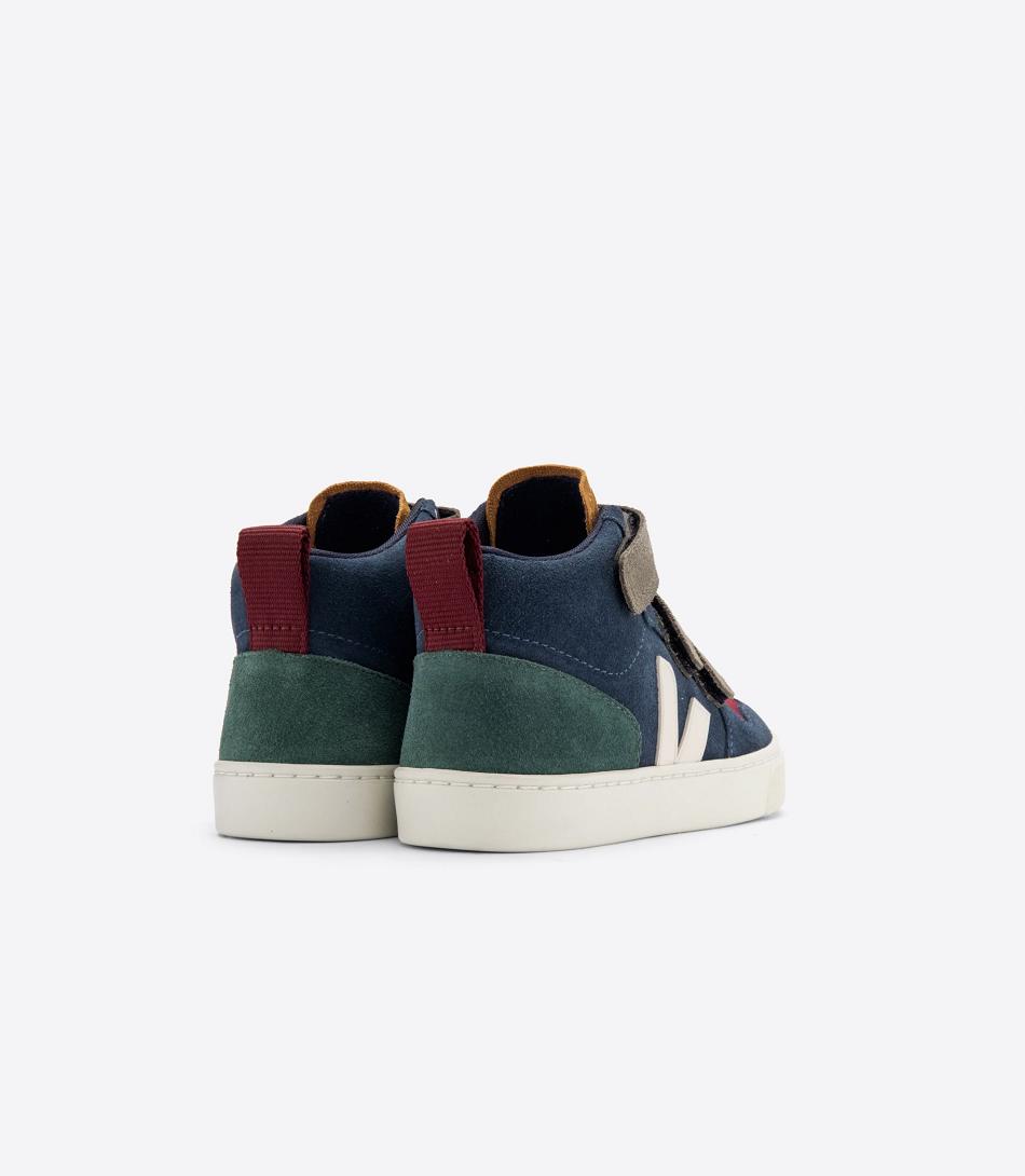 Veja Mid Wildleder Multico Nautico Cyprus V-10 Kinder Indigo | QZAWA87165