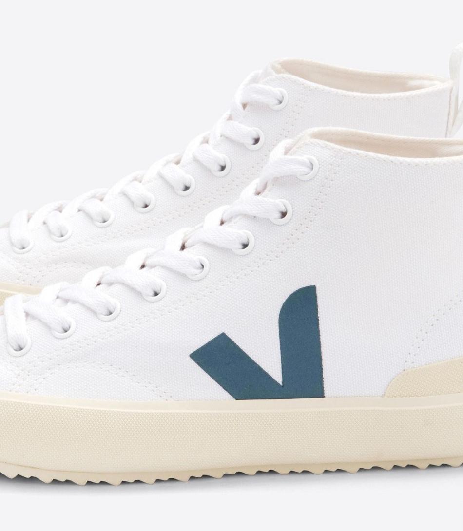 Veja Nova Ht Canvas California Adults Outlet Weiß | ZANZX93529