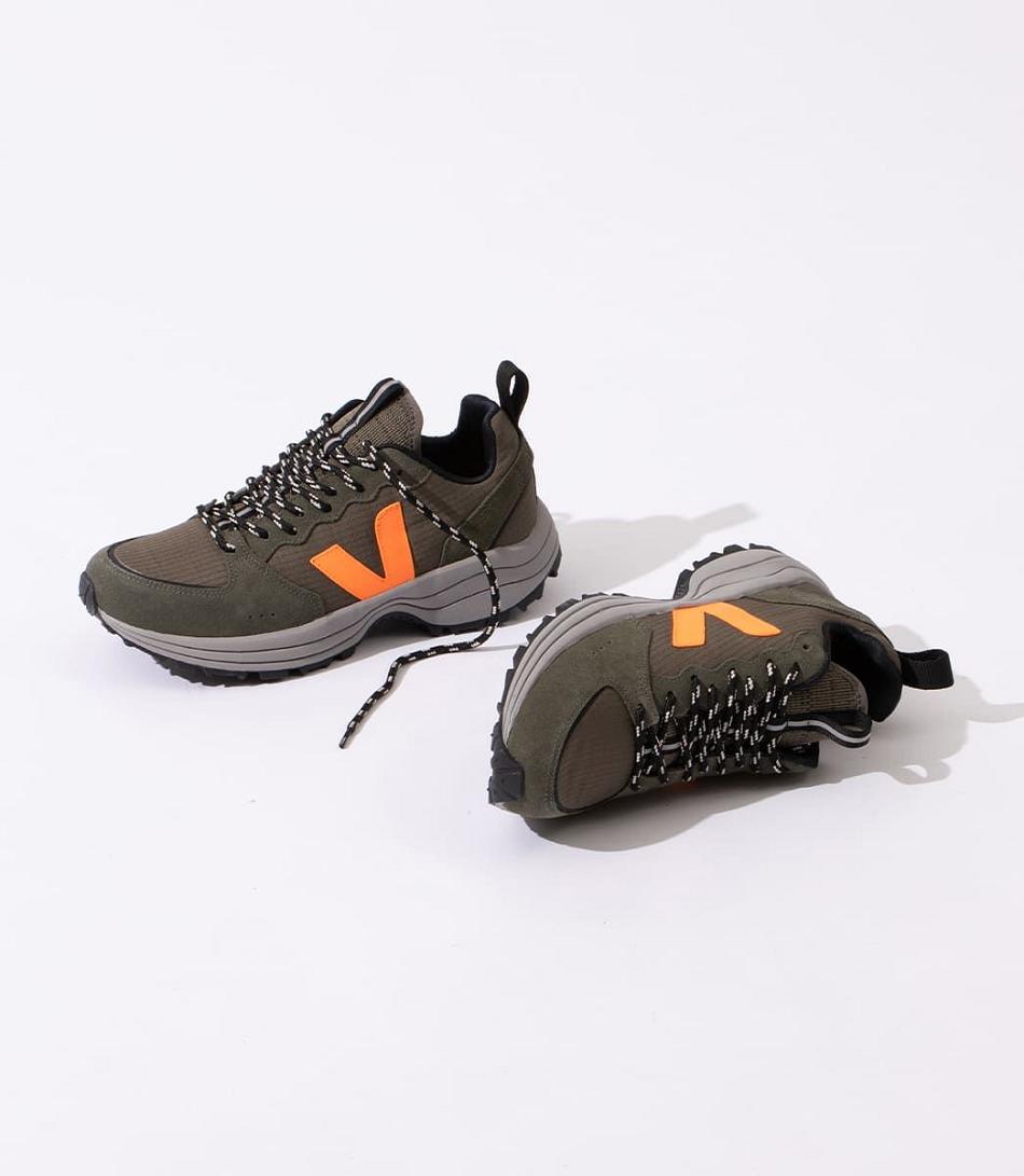 Veja Ripstop Kaki Neon Venturi Damen Orange | AZAWC36306