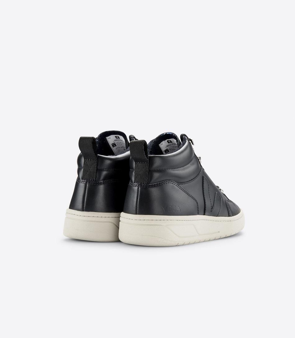 Veja Roraima Leder Pierre Sole Adults Outlet Schwarz | ZZANQ73495