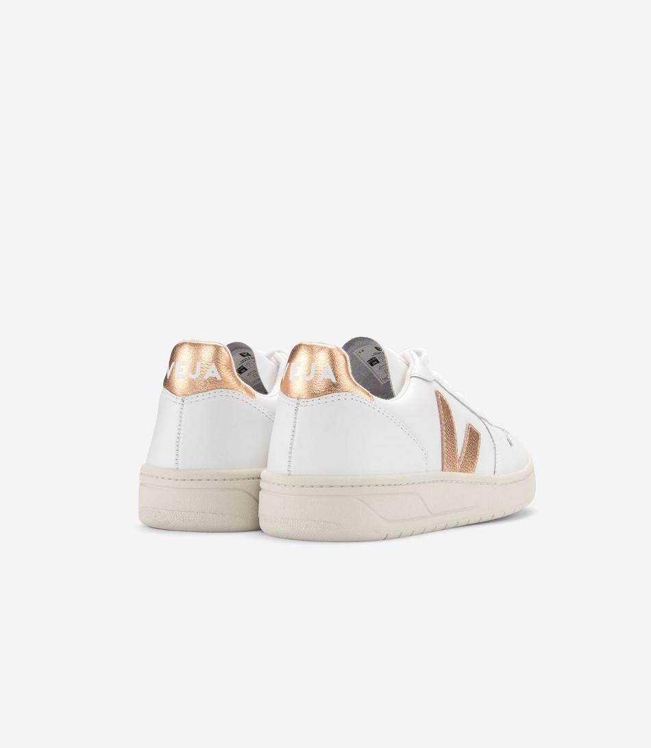 Veja V-10 Leder Venus Adults Outlet Weiß | LZASX78059