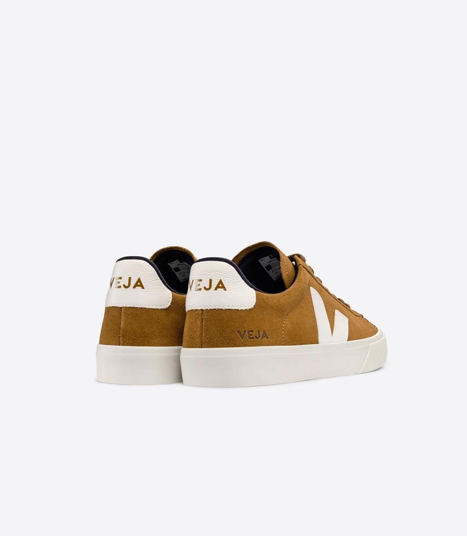 Veja Wildleder Camel Campo Damen Braun Weiß | ZAJZR84993