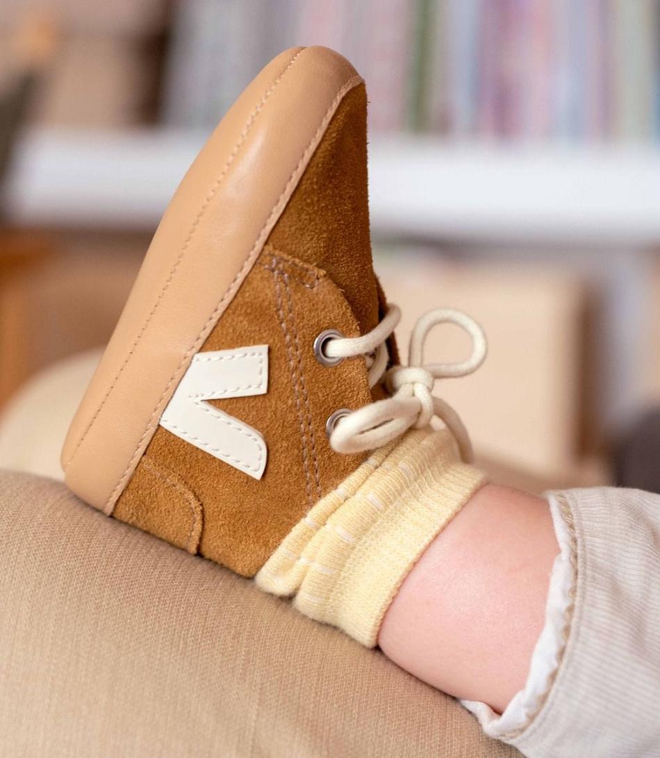 Veja Wildleder Camel Pierre Baby Kinder Braun | LZATR78364