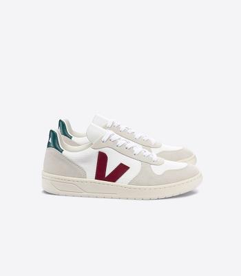 Veja B-mesh Marsala Brittany V-10 Damen Weiß | ZADFL75188