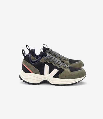 Veja B-mesh Pierre Venturi Herren Schwarz Olivgrün | EZAVG72112