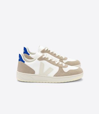 Veja Chromefree Leder Sahara Paros V-10 Damen Weiß | YZAGT16054