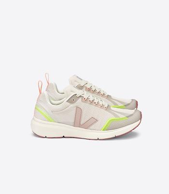 Veja Condor 2 Alveomesh Natural Babe Jaune Fluo Adults Vegan Beige | ZADFL15151