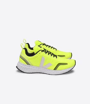 Veja Condor Mesh Jaune Fluo Adults Outlet Weiß | SZANY20340