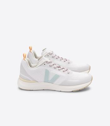 Veja Engineered-mesh Eggshell Menthol Impala Damen Weiß | FZAHY26217