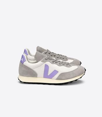 Veja Hexamesh Gravel Lavande Rio Branco Damen Grau | ZAXBR22483