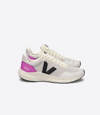 Veja Marlin V-knit Chalk Ultraviolet Adults Outlet Schwarz | MZAHR86936