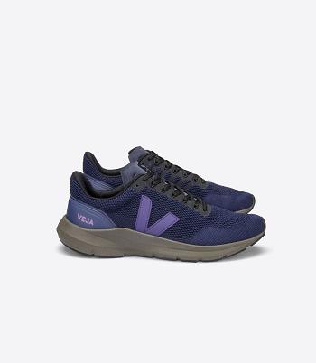 Veja Marlin V-knit Nil Kaki Sole Adults Outlet Lila | EZAHC95547