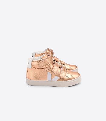 Veja Mid Chromefree Leder Venus Esplar Kinder Weiß | DZAKV75048