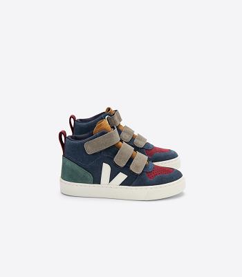 Veja Mid Wildleder Multico Nautico Cyprus V-10 Kinder Indigo | QZAWA87165