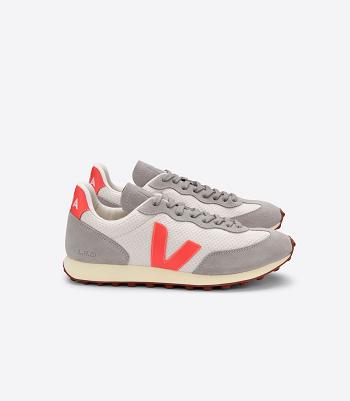 Veja Rio Branco Hexamesh Gravel Adults Outlet Orange Grau | ZANZX56683