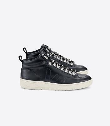 Veja Roraima Leder Pierre Sole Adults Outlet Schwarz | ZZANQ73495