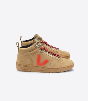 Veja Roraima Wildleder Desert Gum Sole Adults Outlet Orange | FZAUI72581