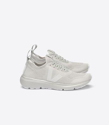 Veja Runner Stylen 2 V-knit Rick Owens Oyster Adults Outlet Weiß | QZAWA68080