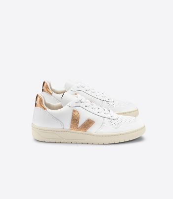 Veja V-10 Leder Venus Adults Outlet Weiß | LZASX78059