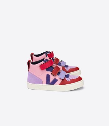 Veja V-10 Mid Chromefree Make My Lemonade Guimauve Kids Outlet Rosa | MZAFT19761