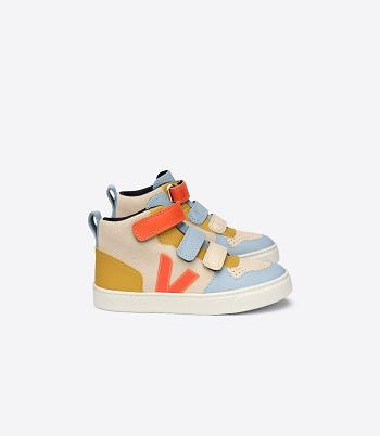 Veja V-10 Mid Wildleder Make My Lemonade Sable Kids Outlet Mehrfarbig | AZADF39383