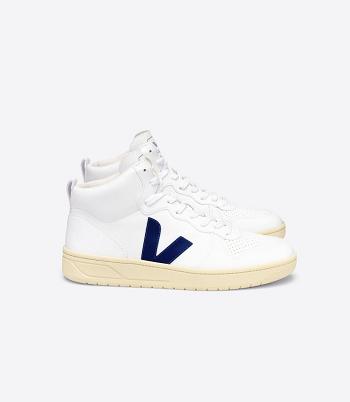 Veja V-15 Cwl Cobalt Butter Sole Adults Outlet Weiß Tiefesblau | MZAHR75647