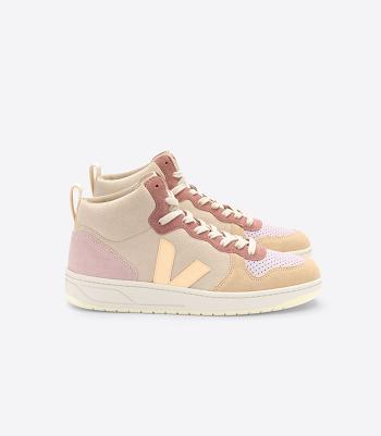 Veja Wildleder Multico Peach V-15 Damen Koralle | EZAHC11310